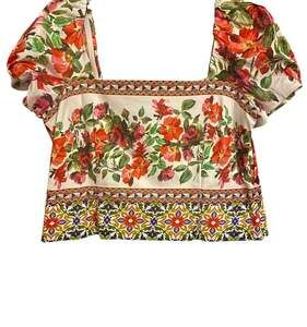 Antonio Melani Blissful Blossoms Floral Crop Top